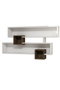 Hanah Home Estantería de Pared Karen Nogal y Blanco